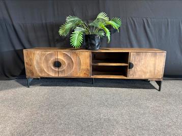 Tv meubel sunny brown - 30% korting - Elke zondag open!!  beschikbaar voor biedingen