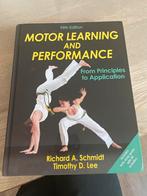 Motor Learning and Performance - Schmidt & Lee, Boeken, Ophalen of Verzenden, Beta, Zo goed als nieuw, HBO