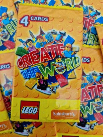Sainsbury's Lego, Create the world, trading cards packs