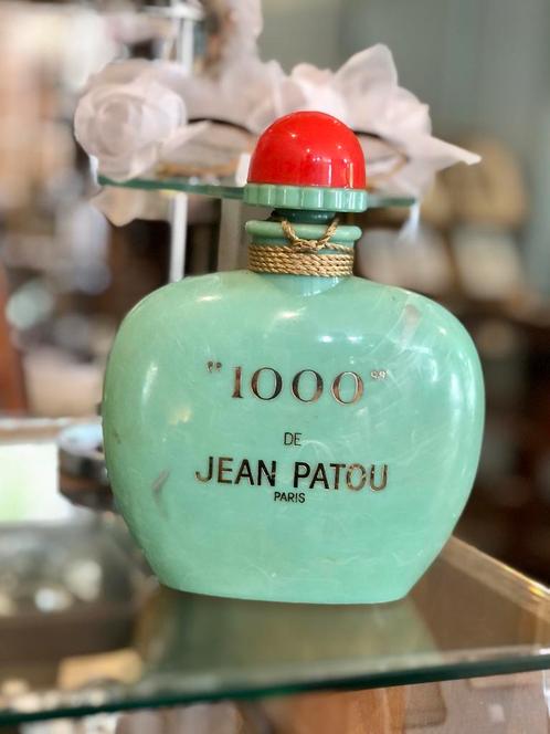 Grote factice display parfumfles 1000 Jean Patou vintage, Verzamelen, Parfumverzamelingen, Gebruikt, Overige typen, Ophalen of Verzenden