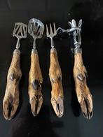 Zeldzaam,hertenpootjes jacht bestek., Ophalen of Verzenden