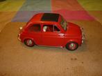 Mooie Fiat 500 Racing Solide 1:18 in goede staat, Hobby en Vrije tijd, Modelauto's | 1:18, Ophalen of Verzenden, Gebruikt, Auto