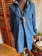 La ligna spijkerjurk maat 42, Kleding | Dames, Jurken, Ophalen of Verzenden, Zo goed als nieuw, Blauw, Boven de knie