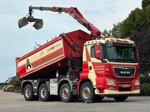 MAN TGS 43-460 WVT WIDESPREAD!Z-Kraan/Kipper EURO 6!263tkm!M, Auto's, Vrachtwagens, Bedrijf, Achteruitrijcamera, Electronic Stability Program (ESP)