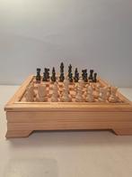 Mooie spellenset met schaakspel e.o backgammon, Ophalen of Verzenden, Zo goed als nieuw