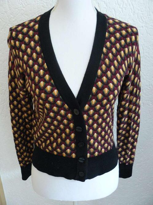 King Louie Rizolli vest in truffelrood maat M., Kleding | Dames, Truien en Vesten, Zo goed als nieuw, Maat 38/40 (M), Overige kleuren