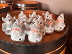Kerstmannetjes/rendiertjes met licht - 24 stuks, Overige materialen, Wit, Nieuw, Bbb