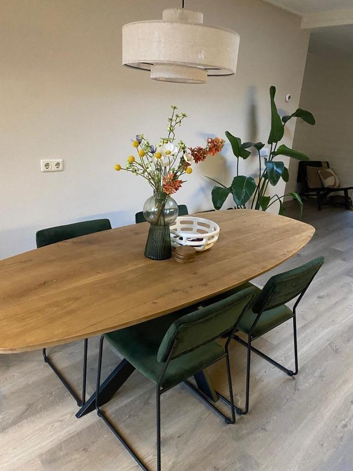 Eetkamerstoelen, Huis en Inrichting, Stoelen, Gebruikt, Vier, Overige kleuren, Ophalen