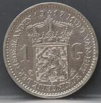Mooie zilveren 1 gulden 1917 - Wilhelmina, Postzegels en Munten, Munten | Nederland, Zilver, Koningin Wilhelmina, 1 gulden, Losse munt