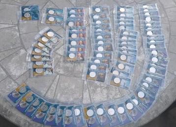 72 vijfjes, 7 tientjes coincards 79 coin cards in totaal beschikbaar voor biedingen