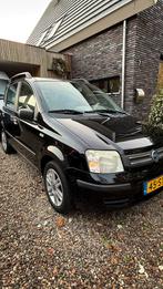 Fiat Panda 1.2 44KW 60PK 2006 Zwart, Auto's, Voorwielaandrijving, 1242 cc, Zwart, Overige kleuren