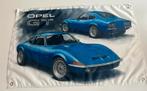 OPELGT BANNER 60X90 CM MET BEVESTIGGINGS OGEN ZELDZAAM, Ophalen of Verzenden, Nieuw, Opel, Bumper