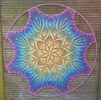 Gehaakte kleurrijke mandala/muurhanger, Ophalen, Nieuw