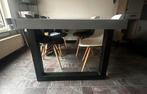 Steigerhouten eettafel, Ophalen, 200 cm of meer, 50 tot 100 cm, Zo goed als nieuw