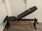 Physionics Verstelbare Fitnessbank met halter set, Gebruikt, Krachtstation, Ophalen of Verzenden, Metaal