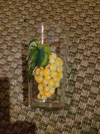 Vintage Glas met Druiven Reims France, Ophalen of Verzenden