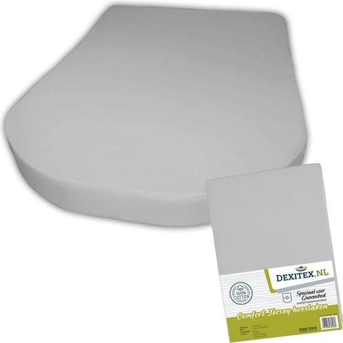 2 Delige set Queensbed, (1x) Hoeslaken Lichtgrijs (1x), Caravans en Kamperen, Kampeeraccessoires, Nieuw, Ophalen of Verzenden