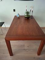 eettafel massief kersenhout, Huis en Inrichting, Tafels | Eettafels, Ophalen, Gebruikt, 50 tot 100 cm, Vijf personen of meer