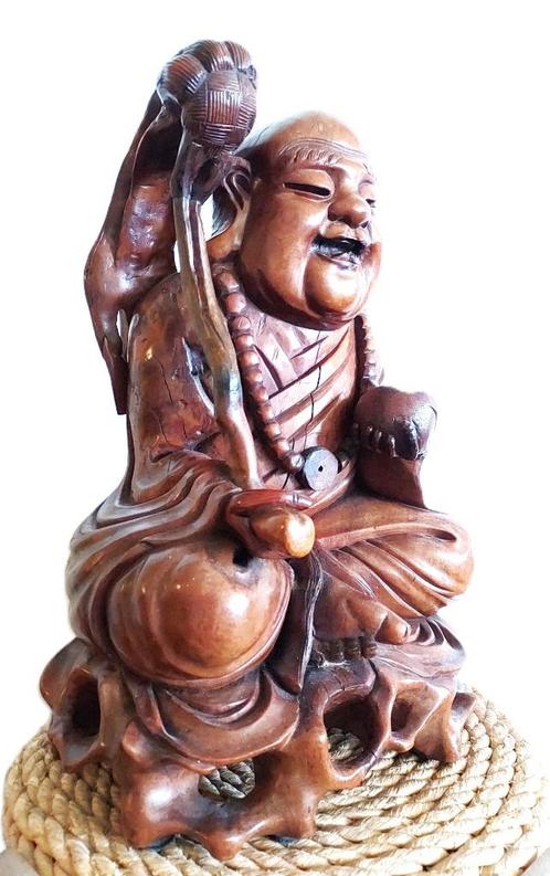 Antiek Hotei or Pu-Tai. (布袋) 6 kilo, Antiek en Kunst, Kunst | Beelden en Houtsnijwerken, Ophalen of Verzenden
