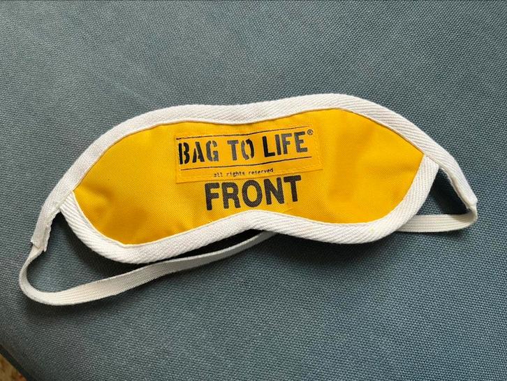 Grappig upcycled slaapmasker van merk Bag to life, Caravans en Kamperen, Kampeeraccessoires, Nieuw, Ophalen of Verzenden