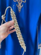 Marokkaanse jurk, Ophalen of Verzenden, Zo goed als nieuw, Blauw, Onder de knie