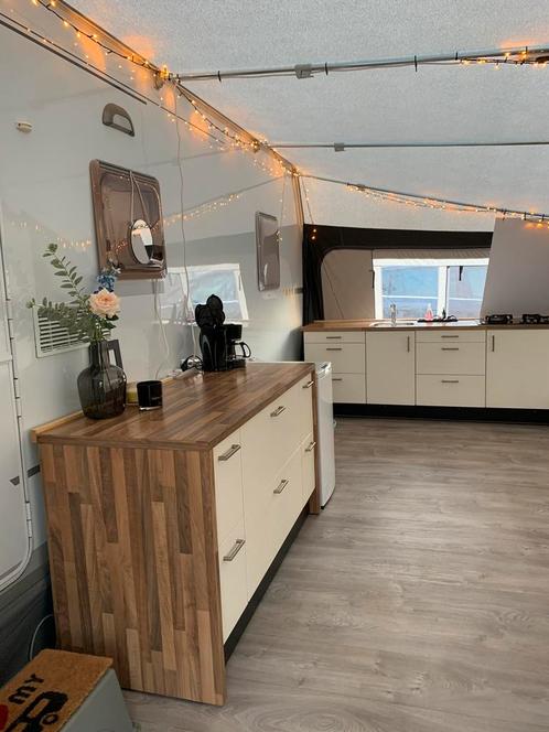 Dethleffs Caravan, Caravans en Kamperen, Caravans, Particulier, tot en met 5, 1000 - 1250 kg, Rondzit, Dethleffs, Frans bed, Omvormbare zithoek
