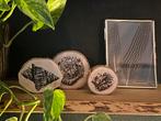 Pyrografie houtschijfjes – handgemaakt – strand/boho decor, Huis en Inrichting, Ophalen of Verzenden, Nieuw