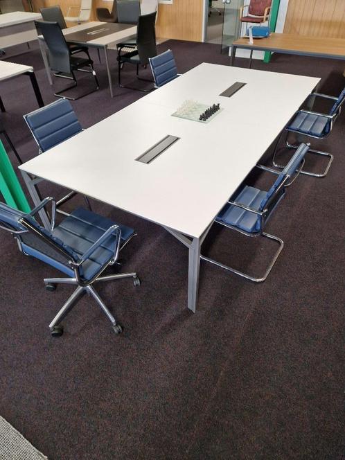 Vergadertafel X8, Showroommodel, Wit/Shadow Grey, Huis en Inrichting, Bureaus, Nieuw, Ophalen