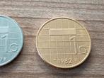 Vergulde 1 gulden munt, Postzegels en Munten, Munten | Nederland, Ophalen, Koningin Beatrix, 1 gulden, Losse munt