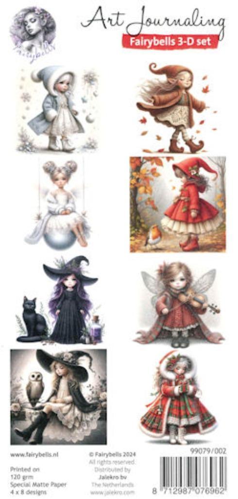 Art Journaling Fairybells 3-D set nummer 2 99079/002, Hobby en Vrije tijd, Scrapbooking, Nieuw, Versiering of Embellishment, Overige merken