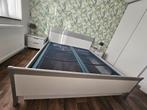 MDF bed + nachtkastjes., Huis en Inrichting, Slaapkamer | Waterbedden, 180 cm, Gebruikt, Ophalen, Tweepersoons
