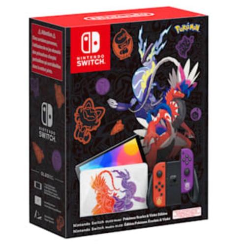 Nintendo Switch – OLED Model Pokémon Scarlet & Violet Editio, Spelcomputers en Games, Spelcomputers | Nintendo Switch, Zo goed als nieuw