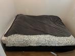 Bed - NORDLI IKEA, Huis en Inrichting, Ophalen, Zwart, Tweepersoons, 140 cm