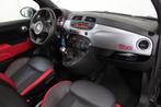 Fiat 500C 0.9 Turbo 500S | Clima | Dealer onderhouden | Park, Auto's, Gebruikt, Cabriolet, Leder en Stof, Zwart