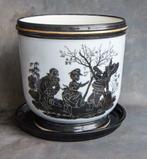 bloempot Scherenschnitt motief, Gebruikt, Rond, Binnen, Ophalen of Verzenden