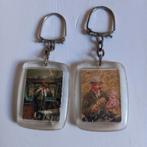 Twee leuke oude Sleutelhangers.   HOLLANDIA.  Chocolade, Verzamelen, Ophalen of Verzenden, Zo goed als nieuw