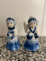 Engeltjes wit/blauw leuk setje 2 stuk, Ophalen of Verzenden