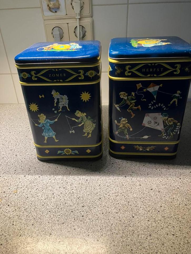 Mooie oude blikken van Swift wasmiddel, Verzamelen, Blikken, Zo goed als nieuw, Overige, Ophalen of Verzenden