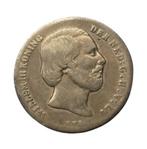 * 1858  -  Nederland  -  ½ Gulden Willem 3  -  ZILVER  **, Postzegels en Munten, Munten | Nederland, ½ gulden, Zilver, Koningin Beatrix