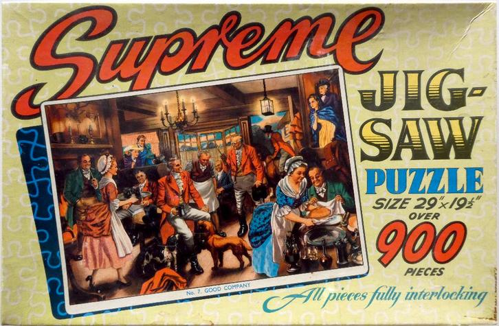 Tower Press Supreme, Good Companion, 900 stukjes, compleet, Antiek en Kunst, Antiek | Speelgoed, Ophalen of Verzenden