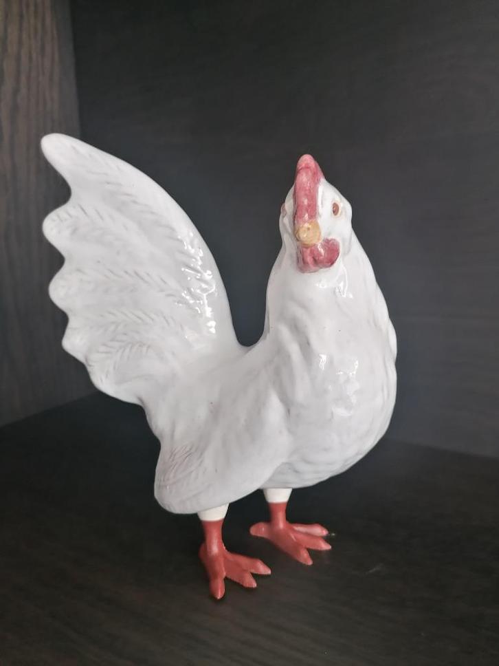 Frans BAVENT keramieke kip afkomstig uit Normandie, Antiek en Kunst, Antiek | Keramiek en Aardewerk, Ophalen of Verzenden