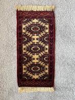 Tafelkleed / vloerkleed 61 x 35 cm handgeknoopt oriental, 50 tot 100 cm, Gebruikt, Rechthoekig, Ophalen of Verzenden