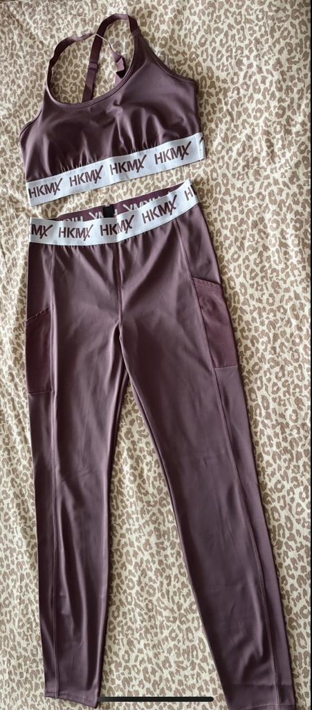 Mooie nieuw HKMX sportset, maal M/L, Kleding | Dames, Sportkleding, Zo goed als nieuw, Fitness of Aerobics, Bruin, Ophalen of Verzenden