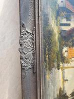 Schilderij met hollands landschap, Antiek en Kunst, Ophalen of Verzenden