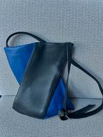 Lederen Design Tas - Olbrish- Made in Germany, Ophalen of Verzenden, Zo goed als nieuw, Blauw, Handtas