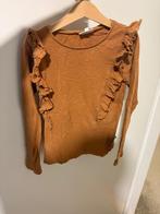 POMP DE LUX OKER GEEL LONGSLEEVES, MAAT: 122/128, Kinderen en Baby's, Meisje, Ophalen of Verzenden, Zo goed als nieuw, Shirt of Longsleeve
