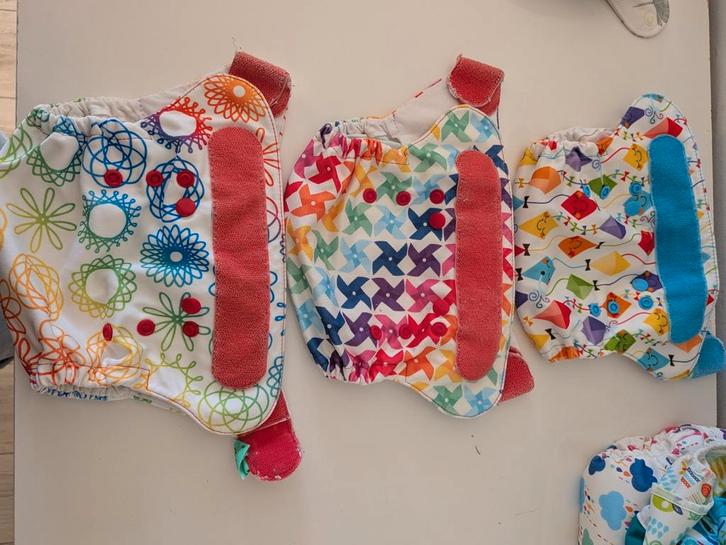 Wasbare luiers maat 1 3-9kg, Kinderen en Baby's, Babykleding | Overige, Gebruikt, Jongetje of Meisje, Ophalen of Verzenden