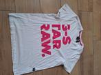G-star shirt wit fuchsia roze logo, Kleding | Dames, T-shirts, Maat 34 (XS) of kleiner, Ophalen of Verzenden, Zo goed als nieuw