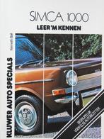 Simca 1000 leer hem kennen, Kenneth Ball, Ophalen of Verzenden, Zo goed als nieuw, Overige merken