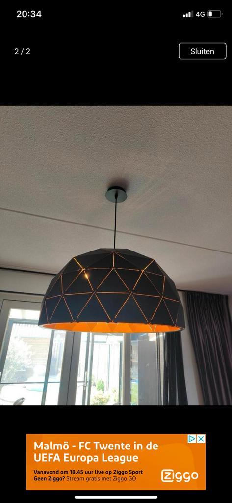 Mooie Eglo Hanglamp, Huis en Inrichting, Lampen | Hanglampen, Gebruikt, 50 tot 75 cm, Metaal, Ophalen